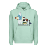 Seafoam shirokuma cafe Premium Hoodie - lanVoArt