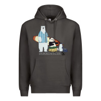 Smoke shirokuma cafe Premium Hoodie - lanVoArt