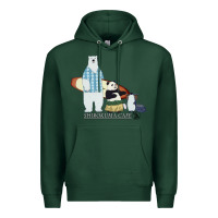 Sports Green shirokuma cafe Premium Hoodie - lanVoArt
