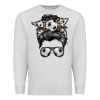 Dove Grey soccer mom Premium Sweatshirt - RacoonDesign