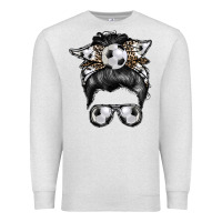 Oatmeal Heather soccer mom Premium Sweatshirt - RacoonDesign