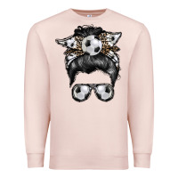 Pale Pink soccer mom Premium Sweatshirt - RacoonDesign
