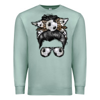 Seafoam soccer mom Premium Sweatshirt - RacoonDesign