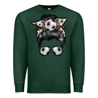 Sports Green soccer mom Premium Sweatshirt - RacoonDesign