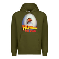 Army Green howard the duck Premium Hoodie - lanVoArt