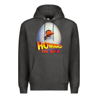 Charcoal Heather howard the duck Premium Hoodie - lanVoArt