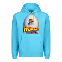 Ocean Blue howard the duck Premium Hoodie - lanVoArt