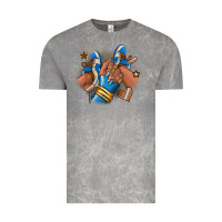 Cloud Rock Football afro girl sneakers Vintage Tee - RanaPortraitStore