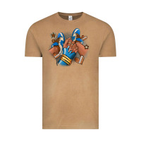 Vintage Camel Football afro girl sneakers Vintage Tee - RanaPortraitStore