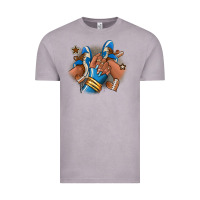 Vintage Zinc Football afro girl sneakers Vintage Tee - RanaPortraitStore