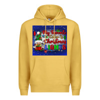 Antique Gold my favorite color is Christmas lights Premium Hoodie - BundleAndBundleShop