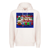 Pale Pink my favorite color is Christmas lights Premium Hoodie - BundleAndBundleShop