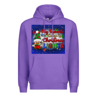 Purple my favorite color is Christmas lights Premium Hoodie - BundleAndBundleShop