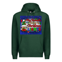 Sports Green my favorite color is Christmas lights Premium Hoodie - BundleAndBundleShop