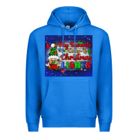 True Royal my favorite color is Christmas lights Premium Hoodie - BundleAndBundleShop