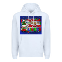 White my favorite color is Christmas lights Premium Hoodie - BundleAndBundleShop