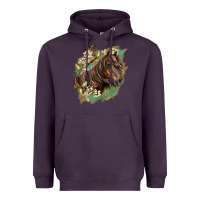 Missouri Horse Floral Background Heavyweight Hoodie | Teevron