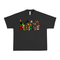 Pigment Black christmas believe Urban Heavy Tee - texasbilliewilder