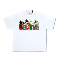 White christmas believe Urban Heavy Tee - texasbilliewilder
