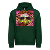Forest Green hello sunshine Urban Hoodie - BarkalooDesign