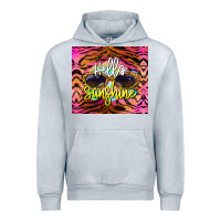 Heather Grey hello sunshine Urban Hoodie - BarkalooDesign