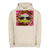 Pigment French Oak hello sunshine Urban Hoodie - BarkalooDesign