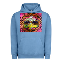 Pigment Pebble Blue hello sunshine Urban Hoodie - BarkalooDesign