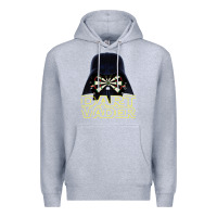 Heather Grey dart vader Premium Hoodie - lanVoArt