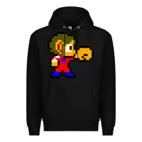 Black alex kidd 1 Premium Hoodie - lanVoArt