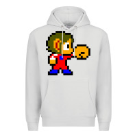 Dove Grey alex kidd 1 Premium Hoodie - lanVoArt