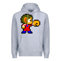 Heather Grey alex kidd 1 Premium Hoodie - lanVoArt
