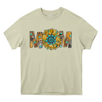 Mossy Western Mom With Gemstone And Sunflower Heavy Core Tee - BundleAndBundleShop
