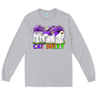 Moon Dust cat sheet ghost cats halloween Long Sleeve Tee - CowGirlArtShop