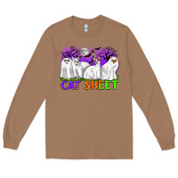 Toasted Coconut cat sheet ghost cats halloween Long Sleeve Tee - CowGirlArtShop