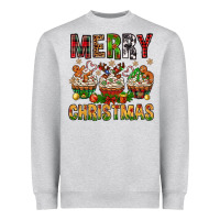 Merry Christmas With Cupcake Bbs Heavyweight Sweatshirt | Teevron