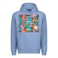 Colony Blue western mini Premium Hoodie - RanaPortraitStore