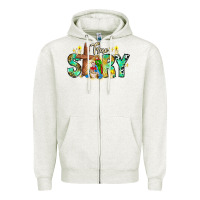 Oatmeal Heather True Story Zipper Hoodie - CowhideDigitalArt