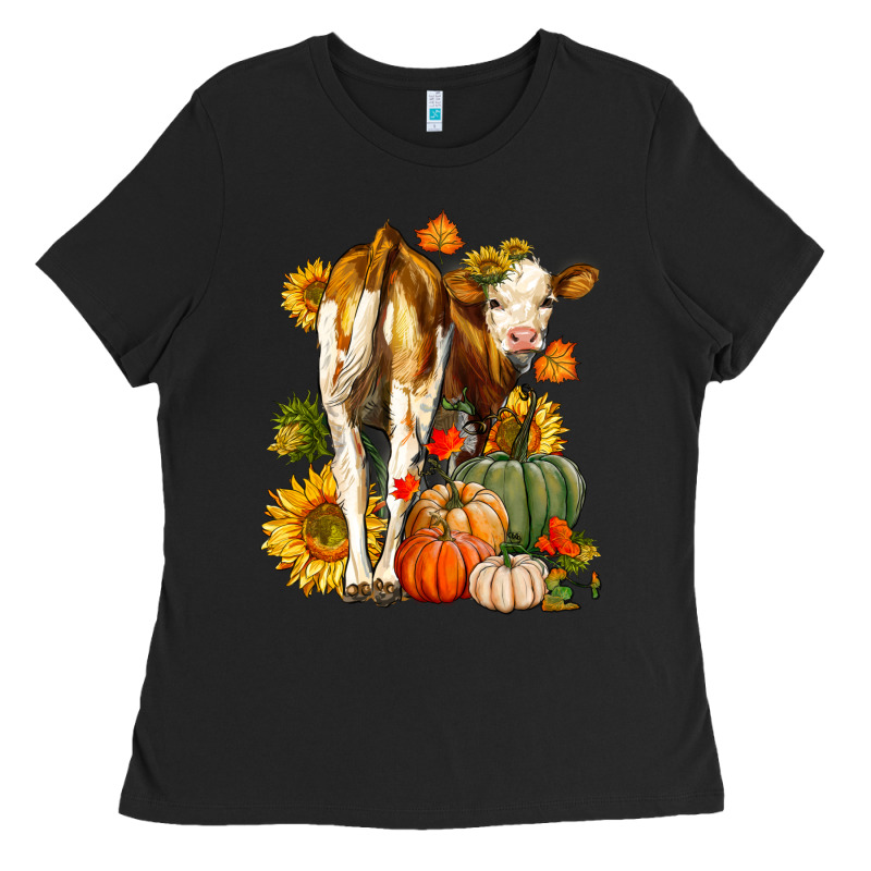 Fall Heifer Ladies Tee by LillyAllenDesigns | Teevron