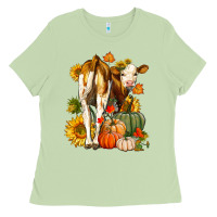 Matcha Fall Heifer Ladies Tee - LillyAllenDesigns