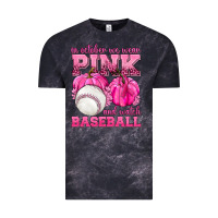 Cloud Black In October We Wear Pink and Watch Baseball Vintage Tee - texasbilliewilder