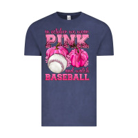 Vintage Denim In October We Wear Pink and Watch Baseball Vintage Tee - texasbilliewilder
