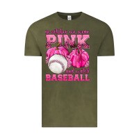 In October We Wear Pink And Watch Baseball Vintage Tee | Teevron