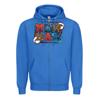 True Royal Baseball mawmaw leopard frame Zipper Hoodie - LillyAllenDesigns