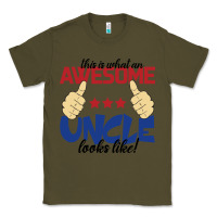 Army Green Awesome uncle Classic Tee - Bettercallsaul