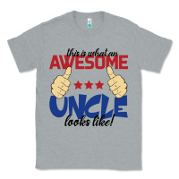 Heather Grey Awesome uncle Classic Tee - Bettercallsaul
