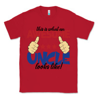 Red Awesome uncle Classic Tee - Bettercallsaul