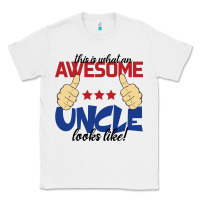 White Awesome uncle Classic Tee - Bettercallsaul