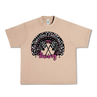 Burro racing checkered rainbow Urban Heavy Tee - JahusDesignShop