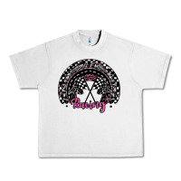 Lunar Rock racing checkered rainbow Urban Heavy Tee - JahusDesignShop