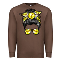 Chestnut softball mom Premium Sweatshirt - RacoonDesign